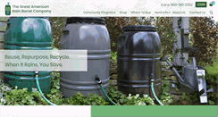 Desktop Screenshot of greatamericanrainbarrel.com